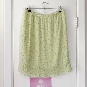 y2k‎ fairycore midi floral skirt
